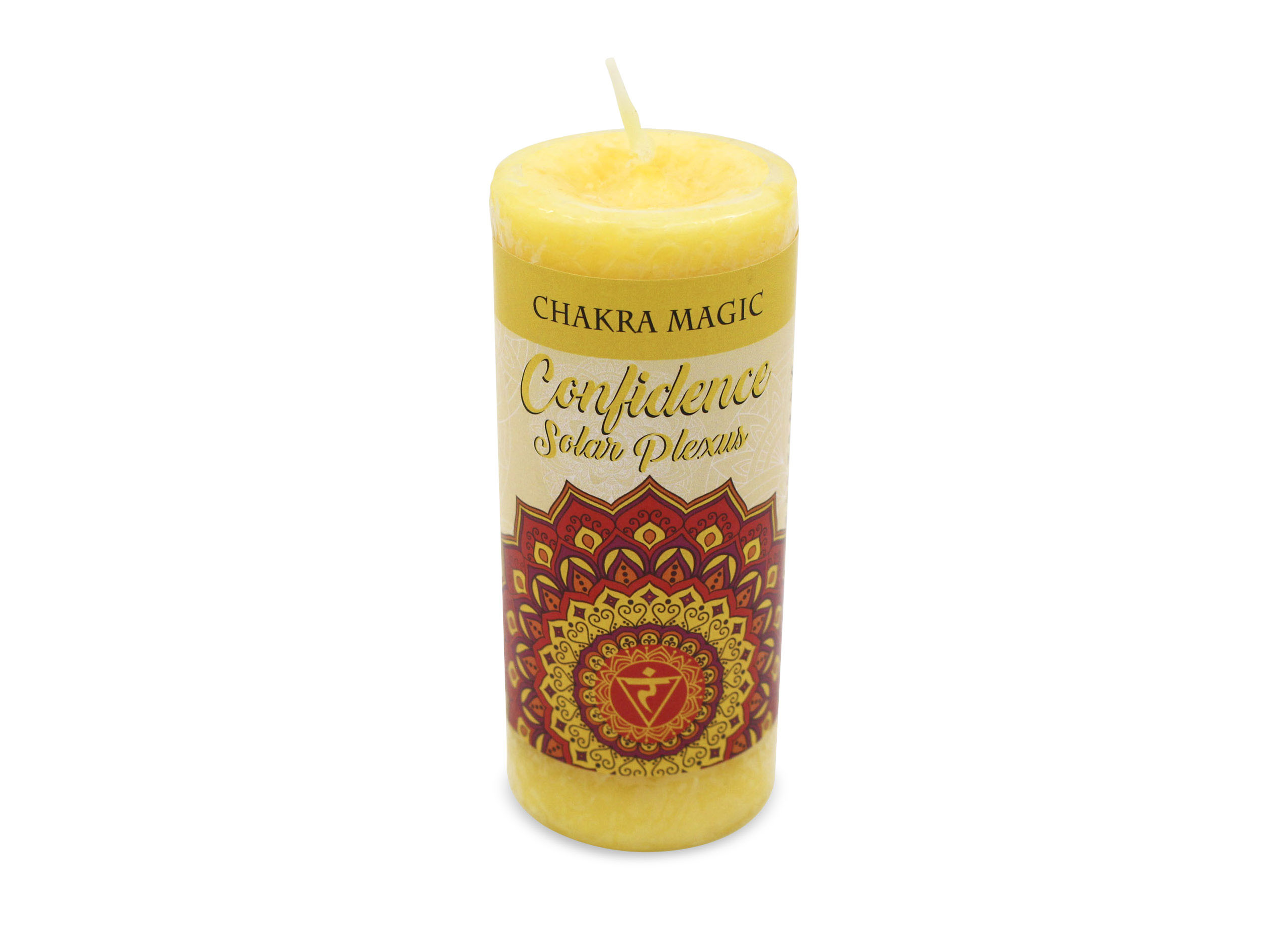 Confidence Spell Candle for the Solar Plexus Chakra - Crystal Dreams