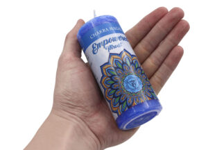 Empowered Spell Candle for Throat Chakra