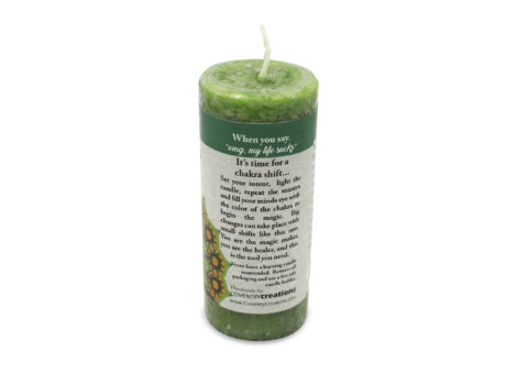 Healing Spell Candle For Heart Chakra - Crystal Dreams