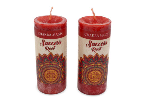 Success Spell Candle For Root Chakra - Crystal Dreams