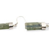 Green Kyanite “Rough” Earrings in Sterling Silver - Crystal Dreams