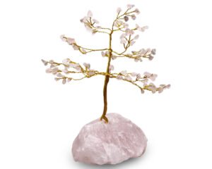 Rose Quartz Tree – Rough Base