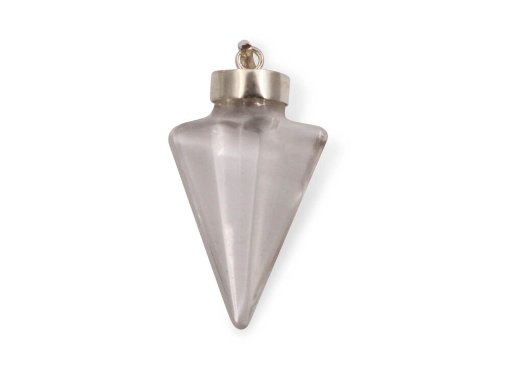 Clear Quartz "Arrowhead" Sterling Silver Pendant - Crystal Dreams