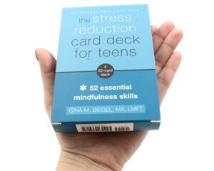 Cartes oracles «The Stress Reduction Card Deck For Teens» (version anglaise seulement)