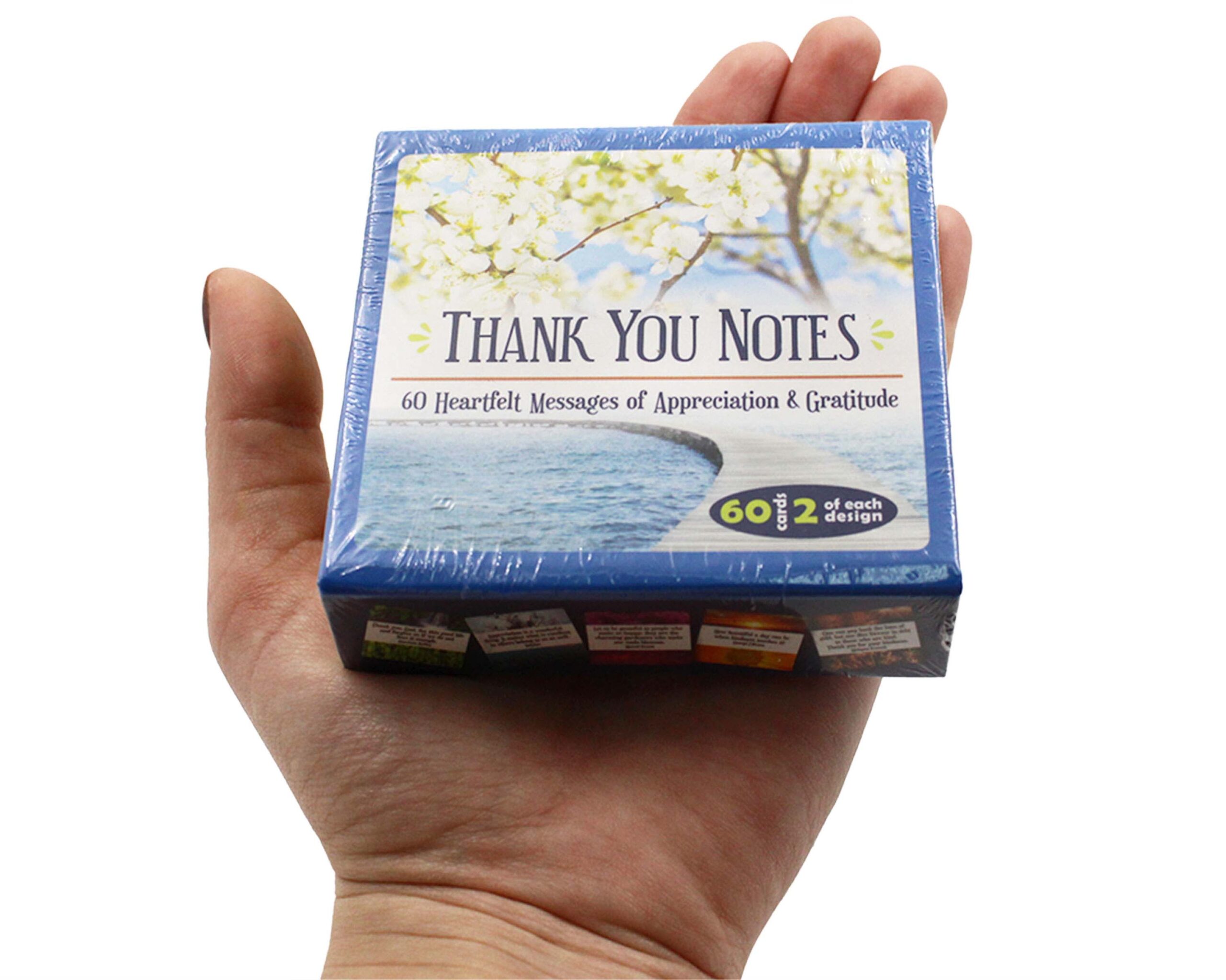 Thank You Notes: 60 Heartfelt Messages - Crystal Dreams