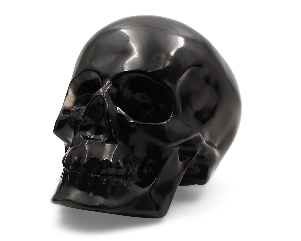 Obsidian Skull (XL) - Crystal Dreams