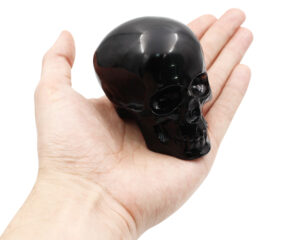 Crâne en obsidienne (XL)