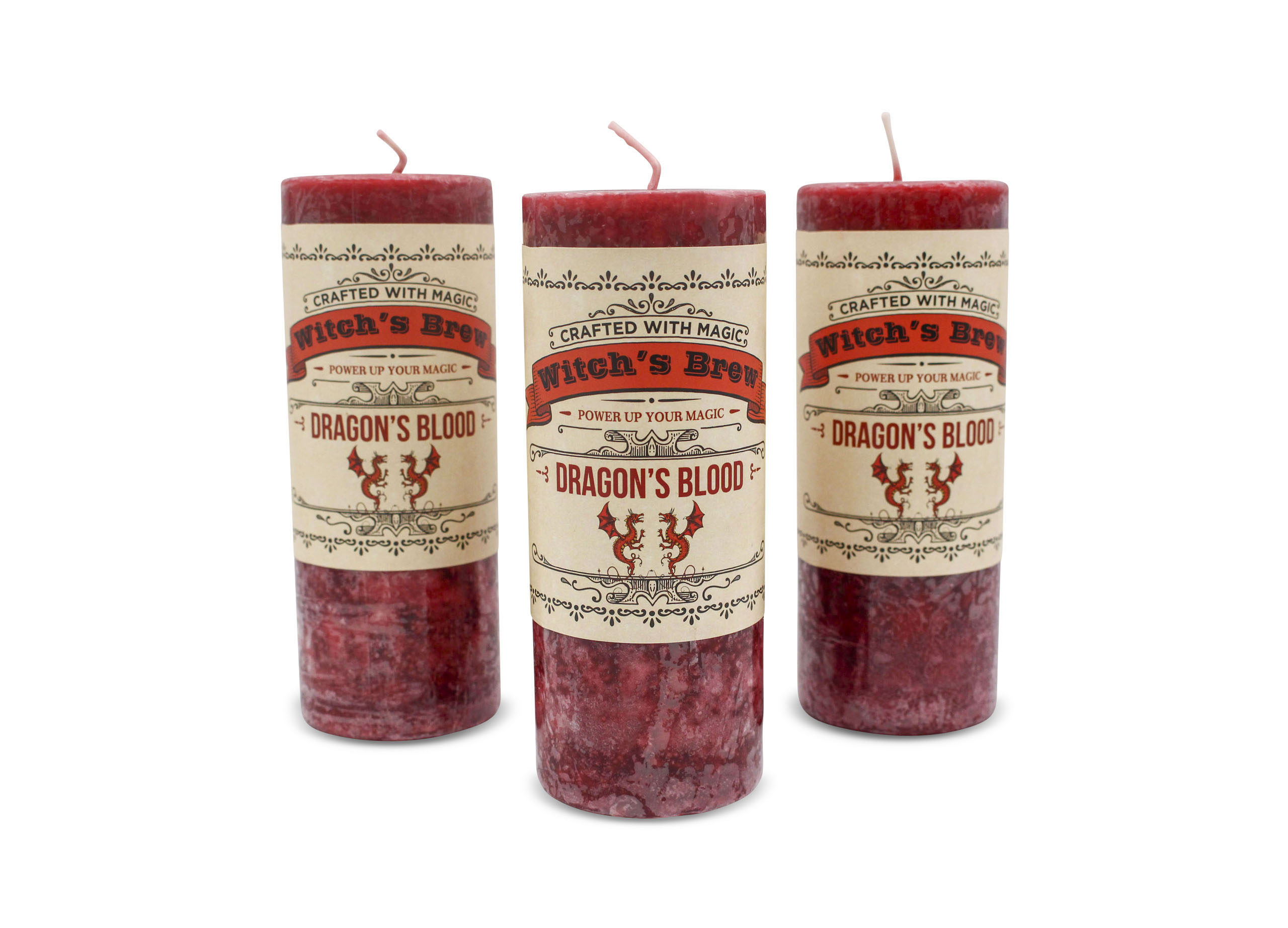 Dragon's Blood Spell Candle - Crystal Dreams