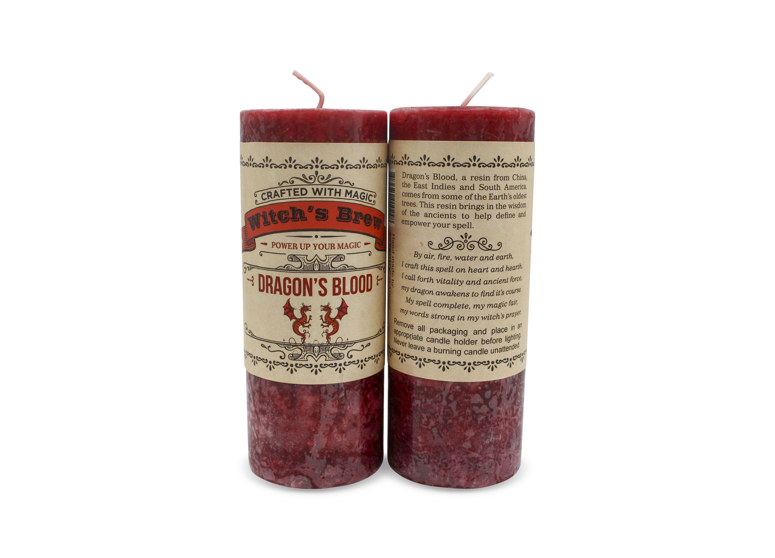 Dragon's Blood Spell Candle - Crystal Dreams