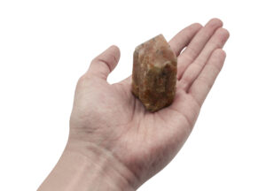 Sunstone Rough with Polished Point