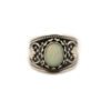 Opal "Cabochon" Sterling Silver Ring - Crystal Dreams