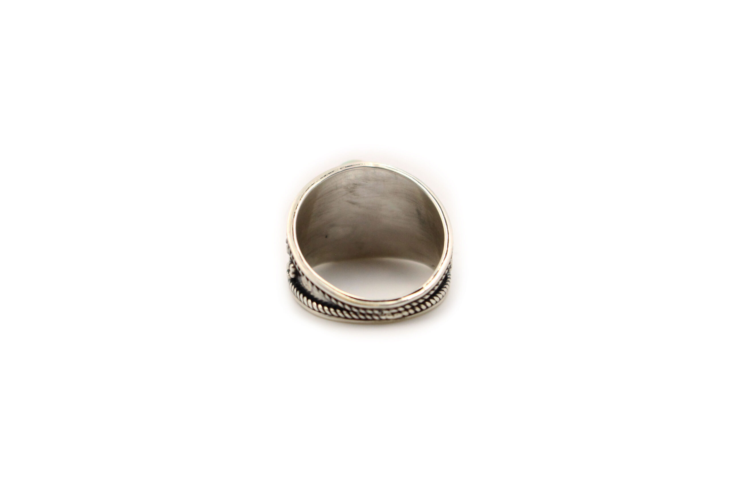 Opal "Cabochon" Sterling Silver Ring-Crystal Dreams