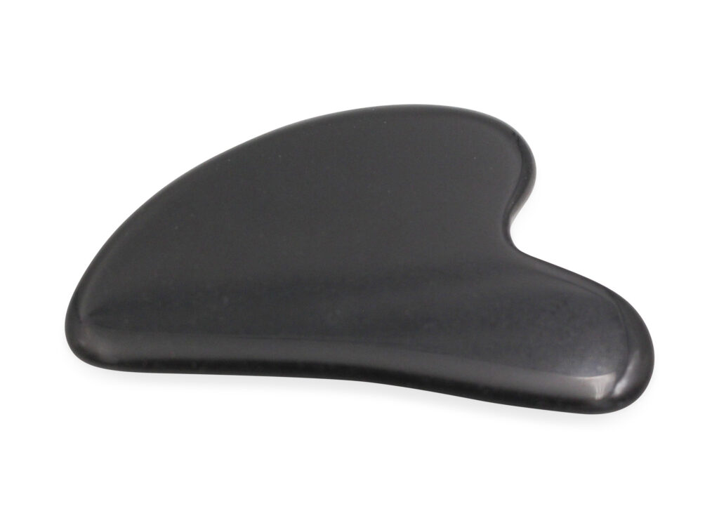 Black Obsidian Double Head Gua Sha - Crystal Dreams