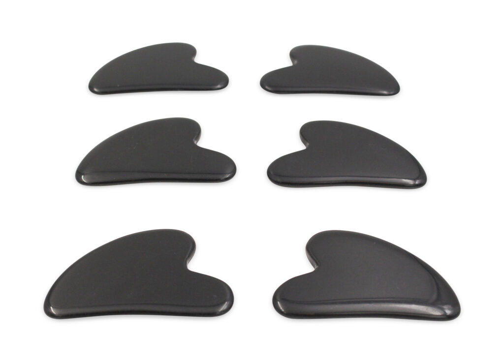 Black Obsidian Double Head Gua Sha - Crystal Dreams