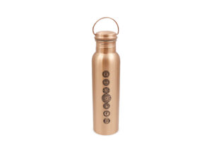 Chakras Copper Water Bottle