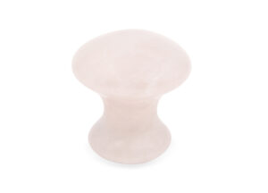 Champignon poli en quartz rose pour les massages (s)