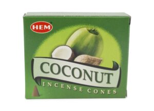 Cônes d’encens HEM – noix de coco