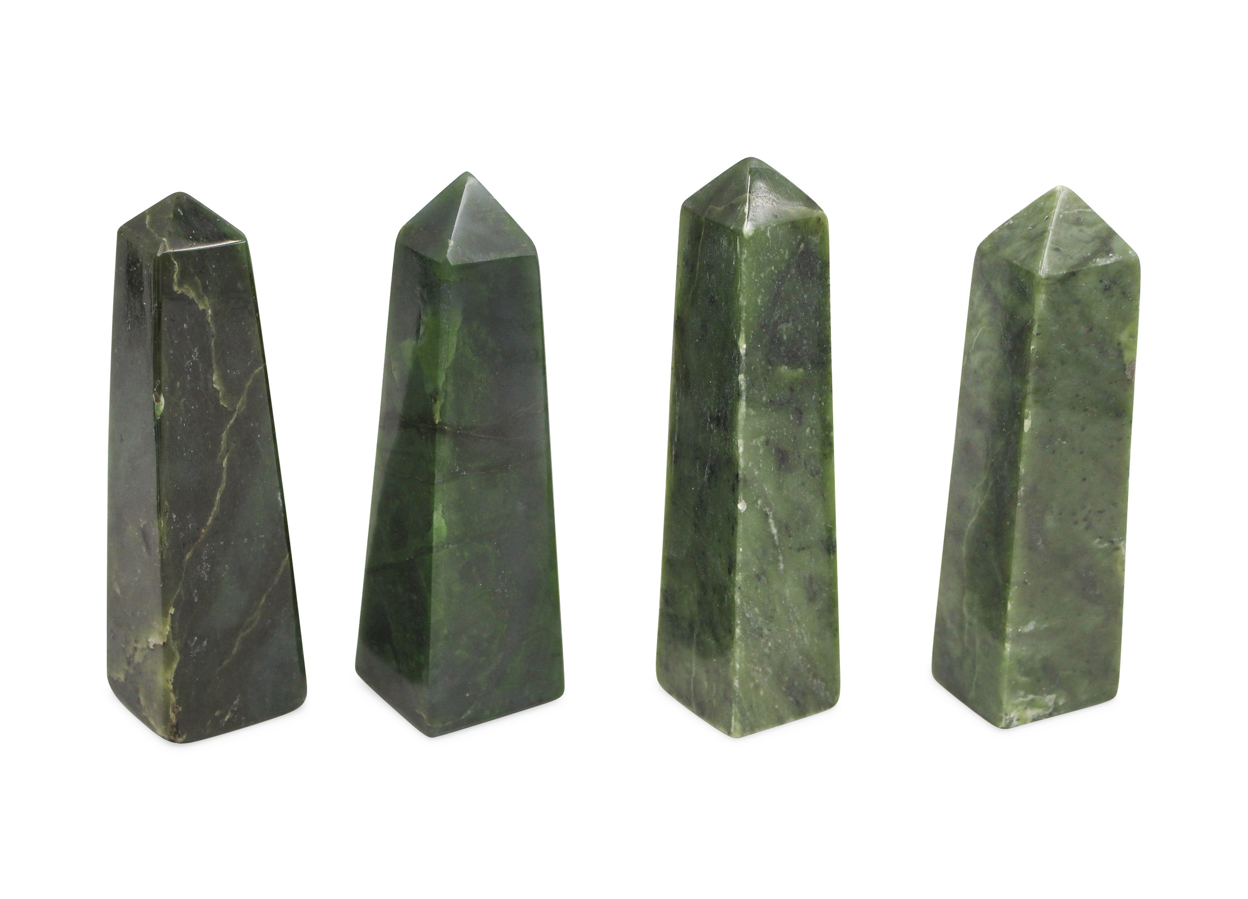 Jade Nephrite Prism Point Tower - Crystal Dreams