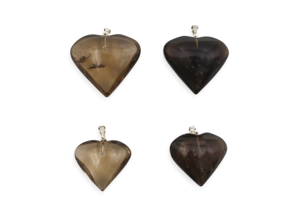 Smoky Quartz Heart Pendant - Crystal Dreams