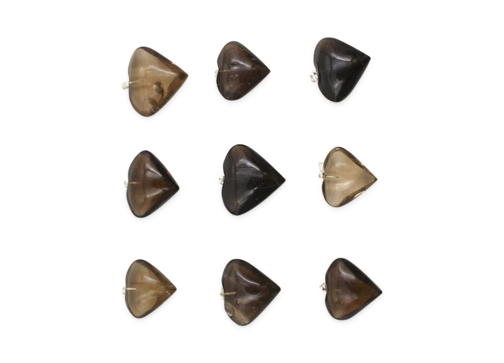 Smoky Quartz Heart Pendant - Crystal Dreams
