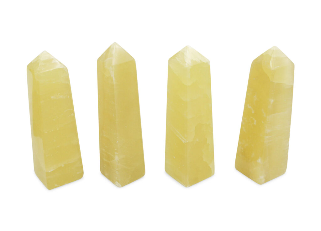 Yellow Calcite Prism - Crystal Dreams