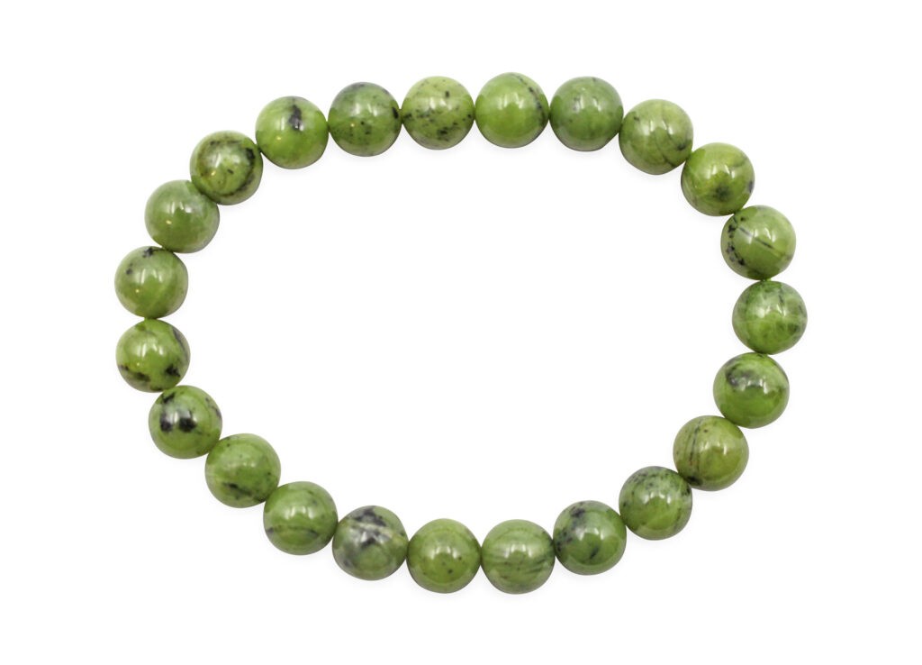 Canadian Jade bracelet (4mm, 6mm, 8mm, or 10mm) - Crystal Dreams
