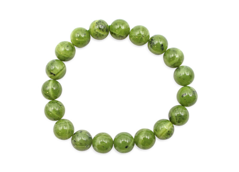 Canadian Jade bracelet (4mm, 6mm, 8mm, or 10mm) - Crystal Dreams