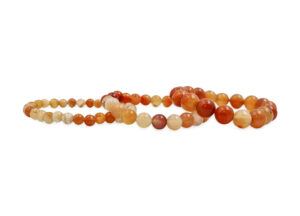 Bracelet de cornaline mélangé orange (4 mm, 6 mm, 8 mm ou 10 mm)