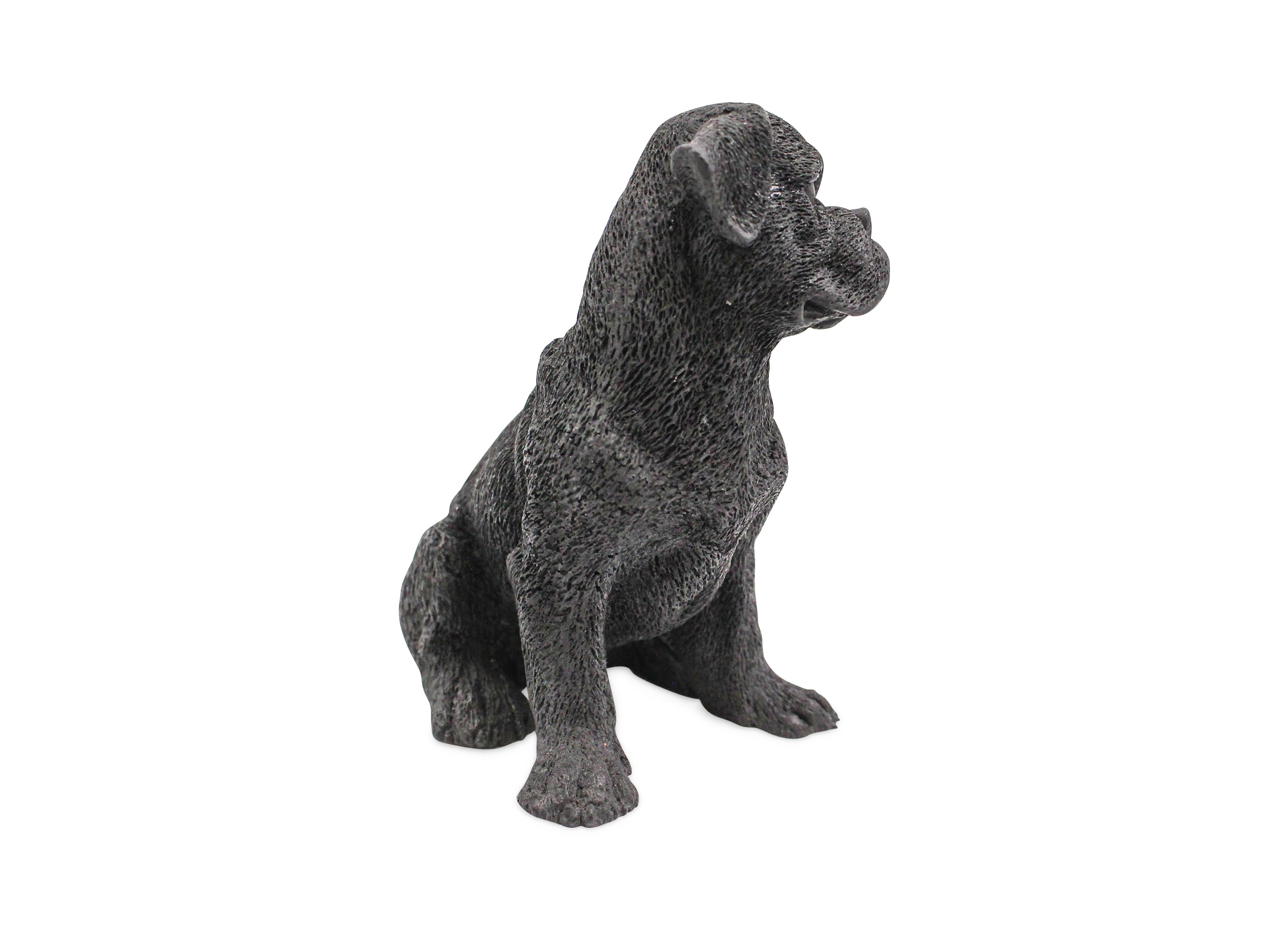 Shungite Dog Boxer Figurine - Crystal Dreams