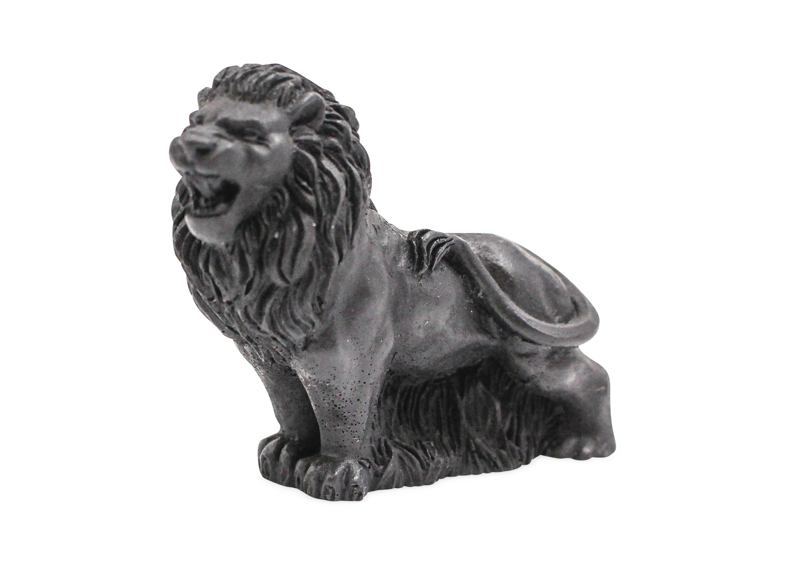 Shungite Lion Figurine - Crystal Dreams