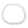 White Jade Bracelet (4mm, 6mm, 8mm, or 10mm) - Crystal Dreams