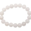 White Jade Bracelet (4mm, 6mm, 8mm, or 10mm) - Crystal Dreams