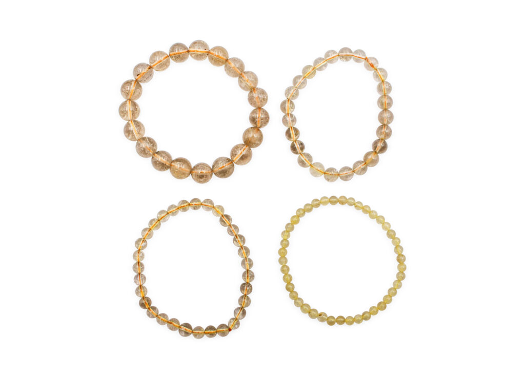 Quartz Rutilated Bracelet (4mm, 6mm, 8mm, or 10mm) - Crystal Dreams
