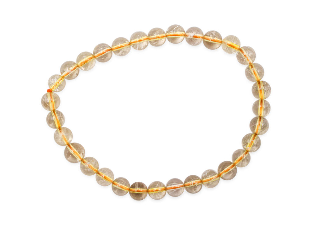 Quartz Rutilated Bracelet (4mm, 6mm, 8mm, or 10mm) - Crystal Dreams