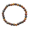 3 Tiger Eye Bracelet (4, 6 mm, 8 mm and 10 mm) - Crystal Dreams