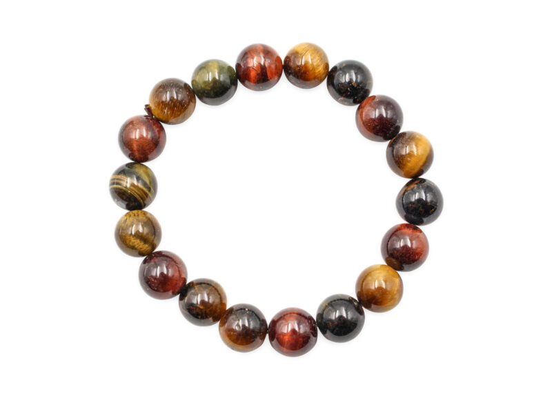 Mixed Tiger Eye Bracelet (4 mm, 6 mm, 8 mm or 10 mm)