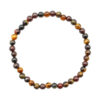 3 Tiger Eye Bracelet (4, 6 mm, 8 mm and 10 mm) - Crystal Dreams