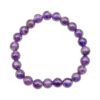 Amethyst Bracelet (4, 10 mm, 8 mm or 6mm) - Crystal Dreams