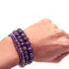 Amethyst Bracelet (4, 10 mm, 8 mm or 6mm) - Crystal Dreams