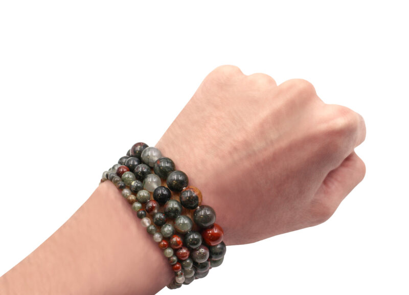 Bloodstone Bracelet (4 mm, 6 mm, 8 mm or 10 mm)