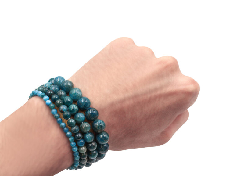 Apatite Bracelet (4 mm, 6 mm, 8 mm or 10 mm)