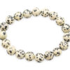 Dalmatian Jasper Bracelet (4mm, 6 mm, 8 mm or 10 mm) - Crystal Dreams