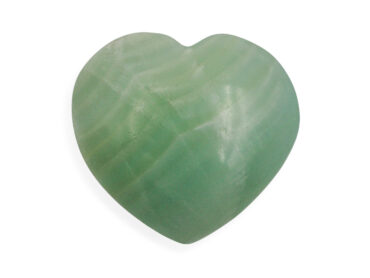 Green Pistachio Calcite Puffy Heart - Crystal Dreams
