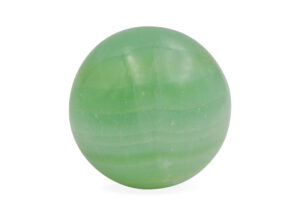 Sphère de calcite verte