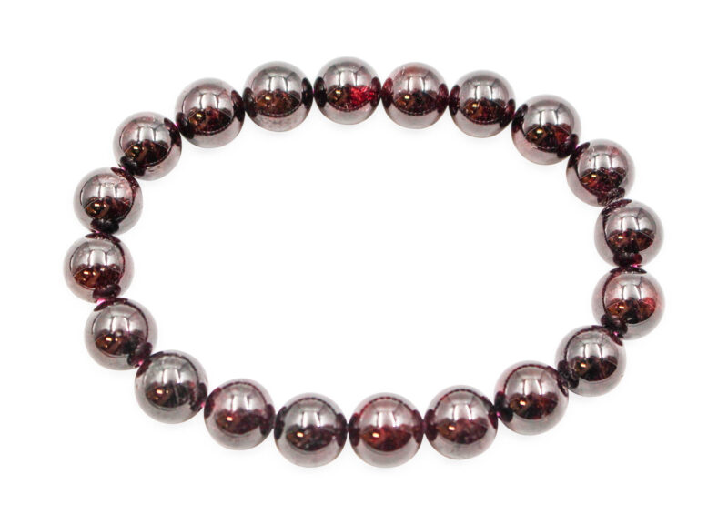 Garnet Bracelet (4mm, 6mm, 8mm, or 10mm) - Crystal Dreams