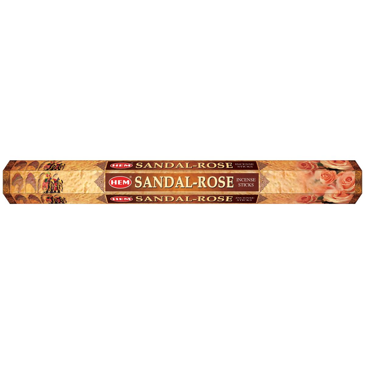Hem Hexa Sandal Rose Incense - Crystal Dreams