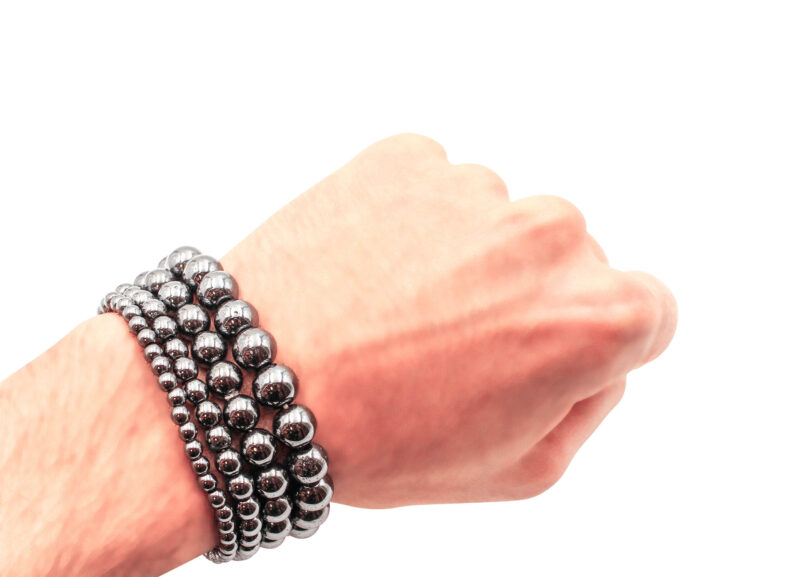 Hematite Bracelet (4 mm, 6 mm, 8 mm or 10 mm)