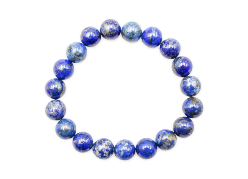 Lapis lazuli bracelet (4mm, 6mm, 8mm, or 10mm) - Crystal Dreams