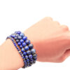 Lapis lazuli bracelet (4mm, 6mm, 8mm, or 10mm) - Crystal Dreams