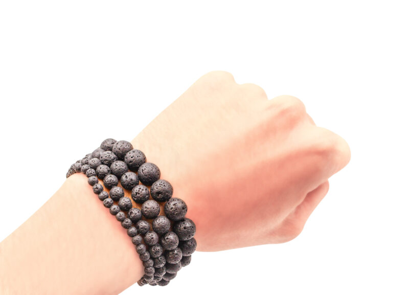 Lava Stone Bracelet (4 mm, 6 mm, 8 mm or 10 mm)